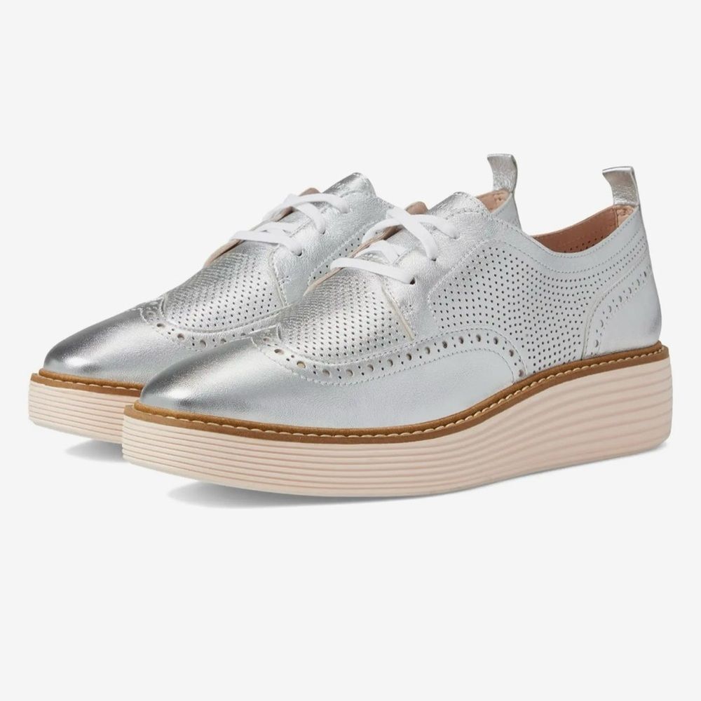 NIB Cole Haan Original Grand Platform Wingtip Oxfords